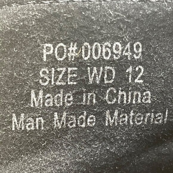 Journee Collection Women’s Black Faux Suede Wide Width Ankle Booties Size 12 - Picture 6 of 9